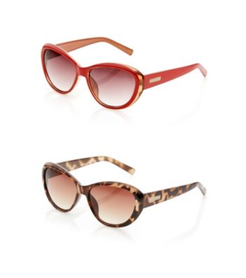 Nine West® Plastic Medium Cat Eye Sunglasses