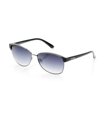 Calvin Klein Black Cat Eye Sunglasses