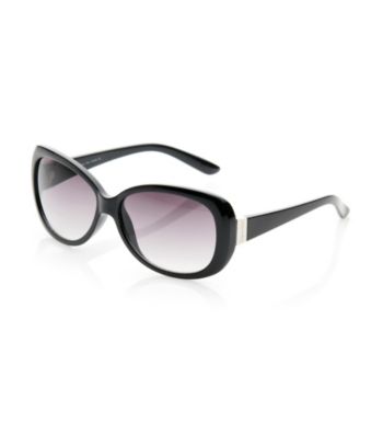 Calvin Klein Black Glow Rectangle Sunglasses