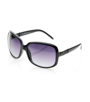Calvin Klein Black Square Plastic Sunglasses