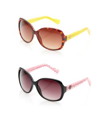 Vince Camuto™ Glam Square Plastic Sunglasses