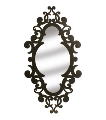 Veritime Laser Cut Scroll Mirror