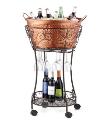 LivingQuarters Beverage Cart with Storage
