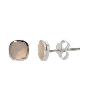 Athra Inlay SquareStone Post Earring