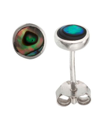 Athra Inlay SquareStone Post Earring