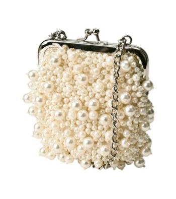 Jessica McClintock® Ivory Evening Bag