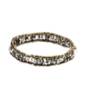 Nine West Vintage America Collection® Two Tone Stretch Bracelet