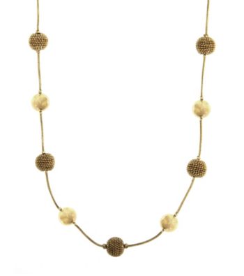 Anne Klein® Goldtone Stationed Collar Necklace