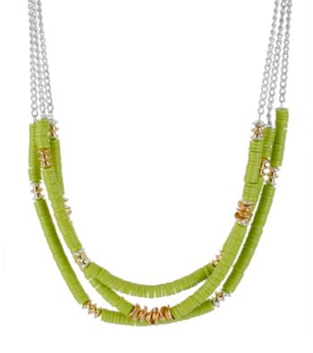 Kenneth Cole® Silvertone Stick Frontal Necklace