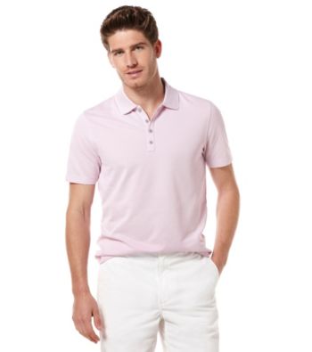 Perry Ellis® Men's Rosa Short Sleeve Irridescent Polo