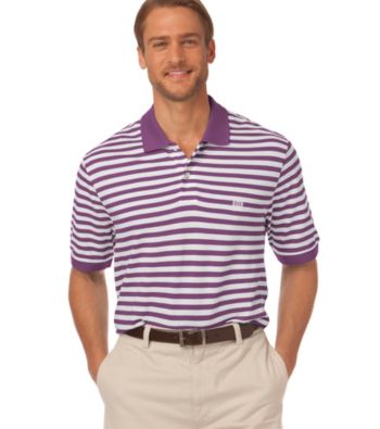 Chaps® Men's Big & Tall Short Sleeve Jamaica Cove Striped Polo