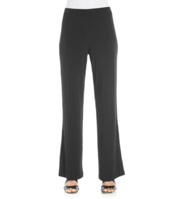 Evan-Picone Solid Pull-On Pants