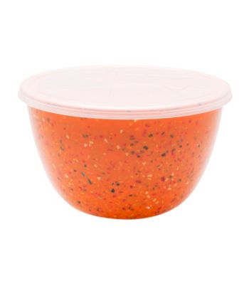 Zak Designs® Confetti Pub Orange Mix and Serve Bowl w/lid