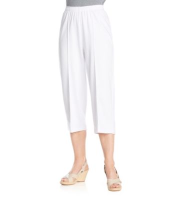 Cathy Daniels® Stretch Waistband Pull On Solid Capri