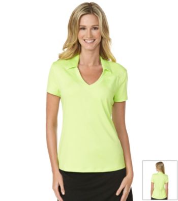 PGA TOUR® Ladies Self Collar V-Neck Top