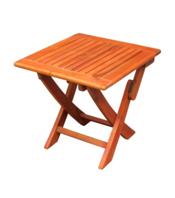 International Concepts Oiled Finish Solid Wood Sidetable