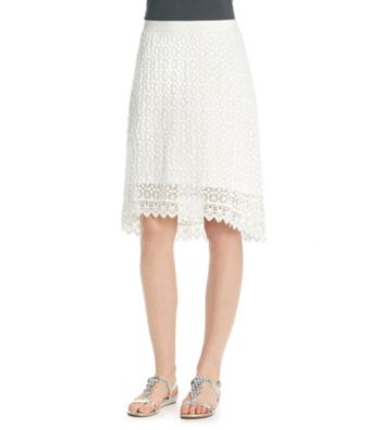 Skye's The Limit® Allover Lace High-Low Skirt