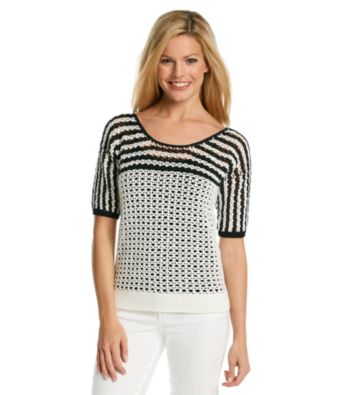Skye's The Limit® Crochet Pullover Sweater