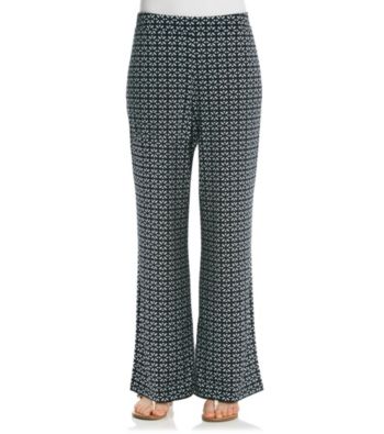 NY Collection Printed Pant