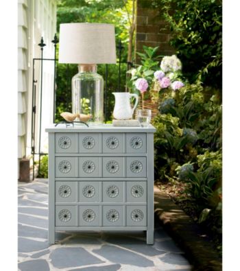 Better Homes & Gardens American Cottage Garden Cornflower Blue Chest