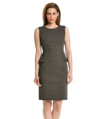 T Tahari® June Pattern Peplum Dress