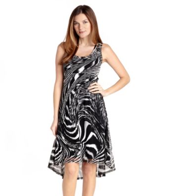 Karen Kane® Extended Back Tank Dress
