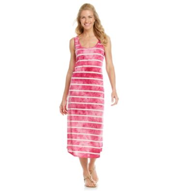 Chaus Tie-Dye Stripe Tank Dress