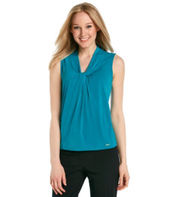 Calvin Klein Solid Knot Neck Cami