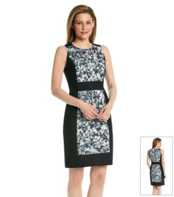 MICHAEL Michael Kors® Wildflower Print Colorblock Dress