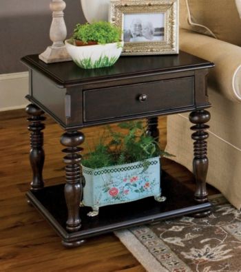 Paula Deen® Tobacco Rectangular End Table