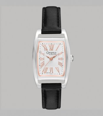 Caravelle® by Bulova Women's Black Strap Watch