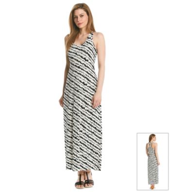 Calvin Klein Racerback Print Maxi Dress