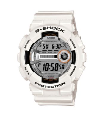 G-Shock Xl Men's White Digital Runner's Watch