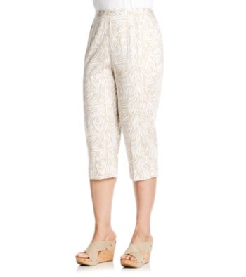 Alfred Dunner® Plus Size Animal Print Capri