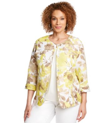 Alfred Dunner® Plus Size Textured Jacket