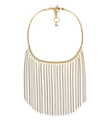 Michael Kors® Goldtone Fringe Bib Necklace