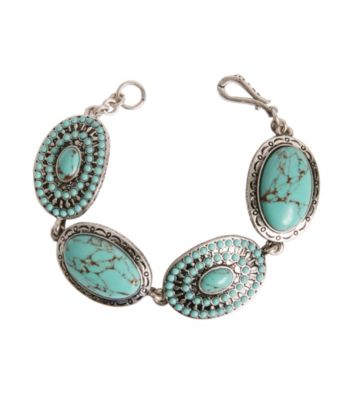Lucky Brand® Silvertone Stone Bracelet