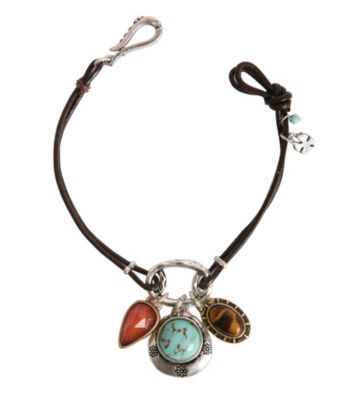 Lucky Brand® Two Tone Charm Bracelet