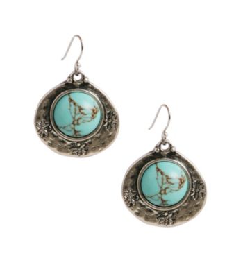 Lucky Brand® Silvertone Orbital Earrings