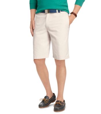 Izod® Men's Oxford Flat Front Shorts