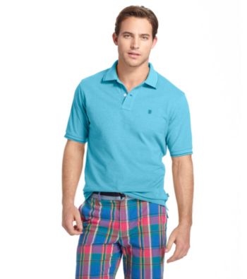 Izod® Men's Short Sleeve Solid Oxford Polo