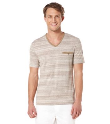Perry Ellis® Men's Hammock Short Sleeve V-Neck