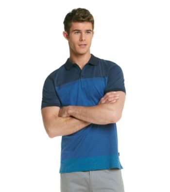 Calvin Klein Men's Short Sleeve 2 Button Jersey Polo