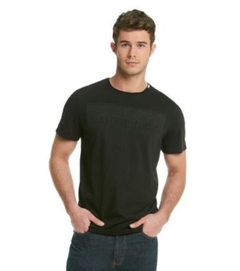 Calvin Klein Men's Black Short Sleeve Graphic Tee