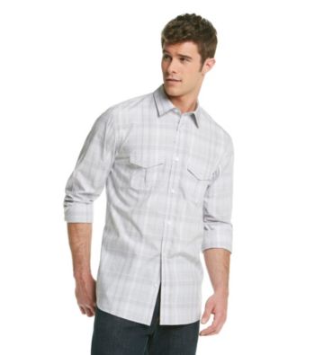 Calvin Klein Men's Coldfront Long Sleeve Plaid Poplin Button Down