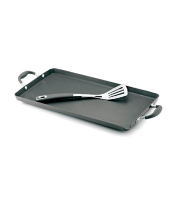 Anolon® Advanced Double Burner Griddle with Pour Spout and Mini Stainless Steel Turner
