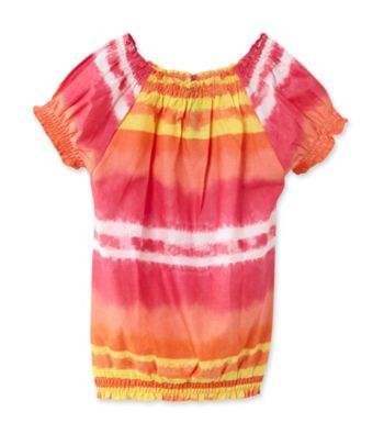 Jessica Simpson Girls' 7-16 Tie-Dye Top with Elastic Waistband