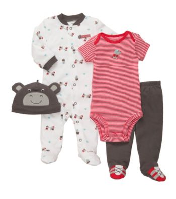 Carter's® Baby Boys' Grey Hippo Layette Set