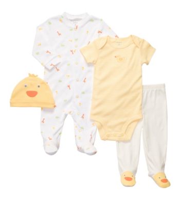 Carter's® Baby Yellow 4-pc. Duck Layette Set
