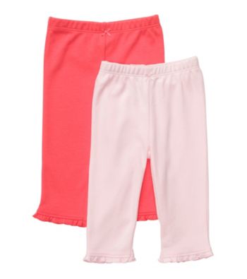 Carter's® Baby Girls' Orange/Pink 2-pk. Pants
